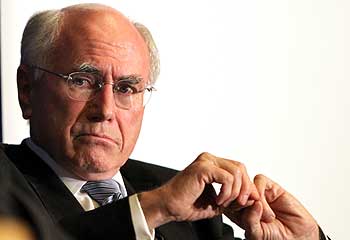 John Howard, former PM and leader of the Liberal-National Coalition government
