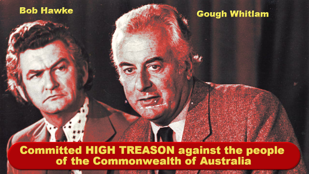 Bob Hawke and Gough Whitlam