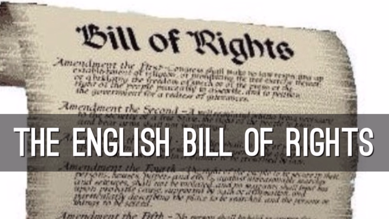 English Bill of Rights 1689