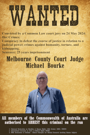 WANTED Judge Michael Bourke