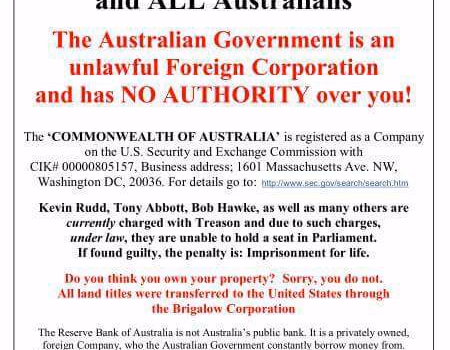 Aus govt treason